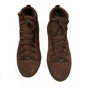 Balenciaga's Arena brown Suede High-top sneakers